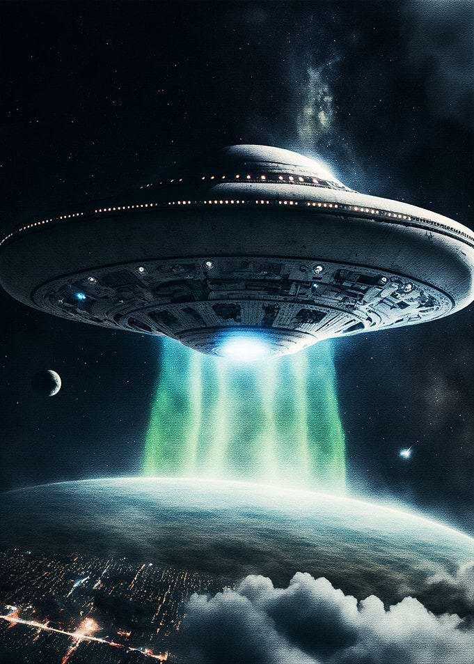 Paint UFO Ship