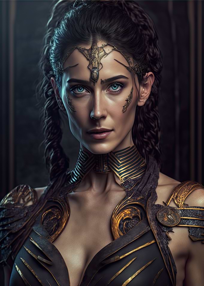 Cyberpunk Helen of Troy