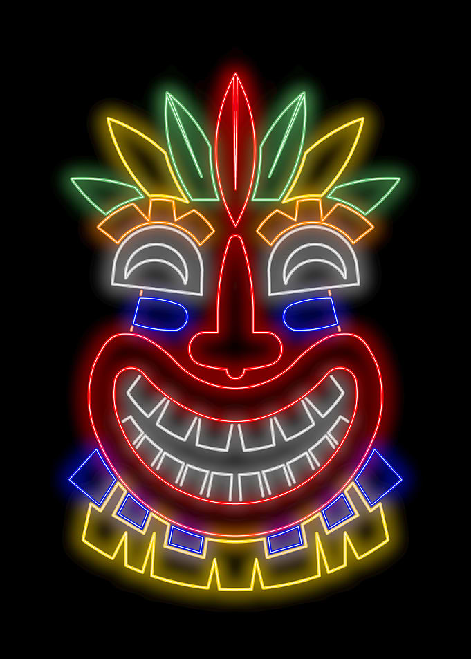 Tiki Mask 11