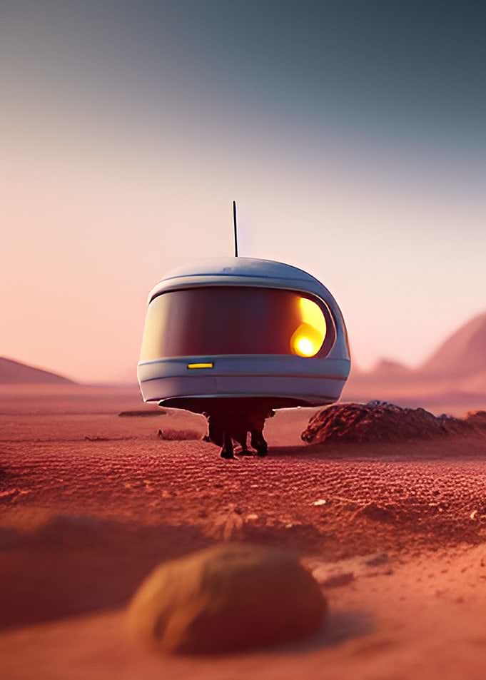 Space ship mars