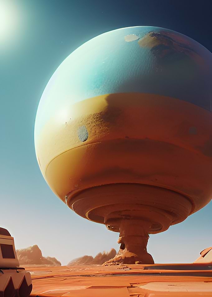 Planet landscape