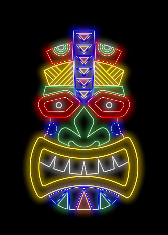 Tiki Mask 18