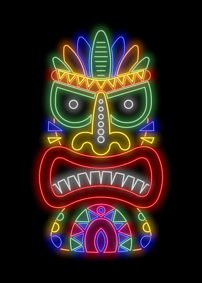 Tiki Mask 13