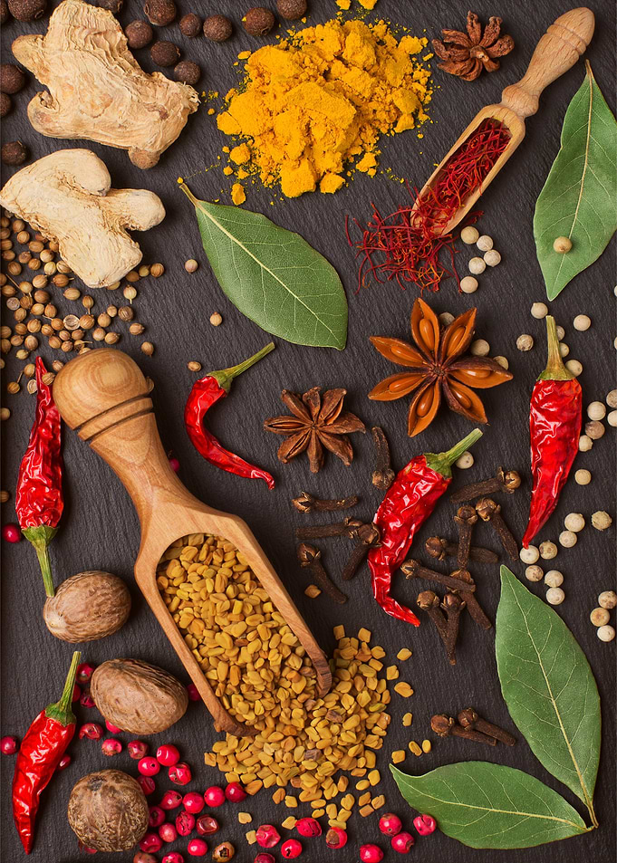Spices Food and Kitchen