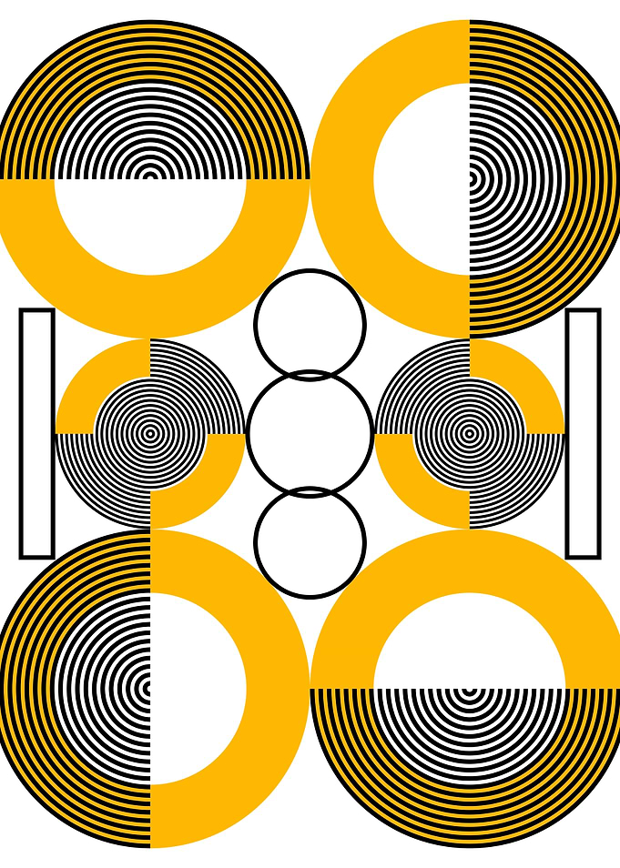 GEOMETRIC ABSTRACT 374A