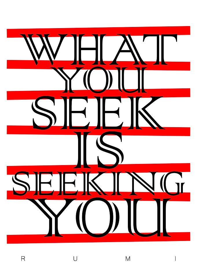 Rumi Quote on Meaning