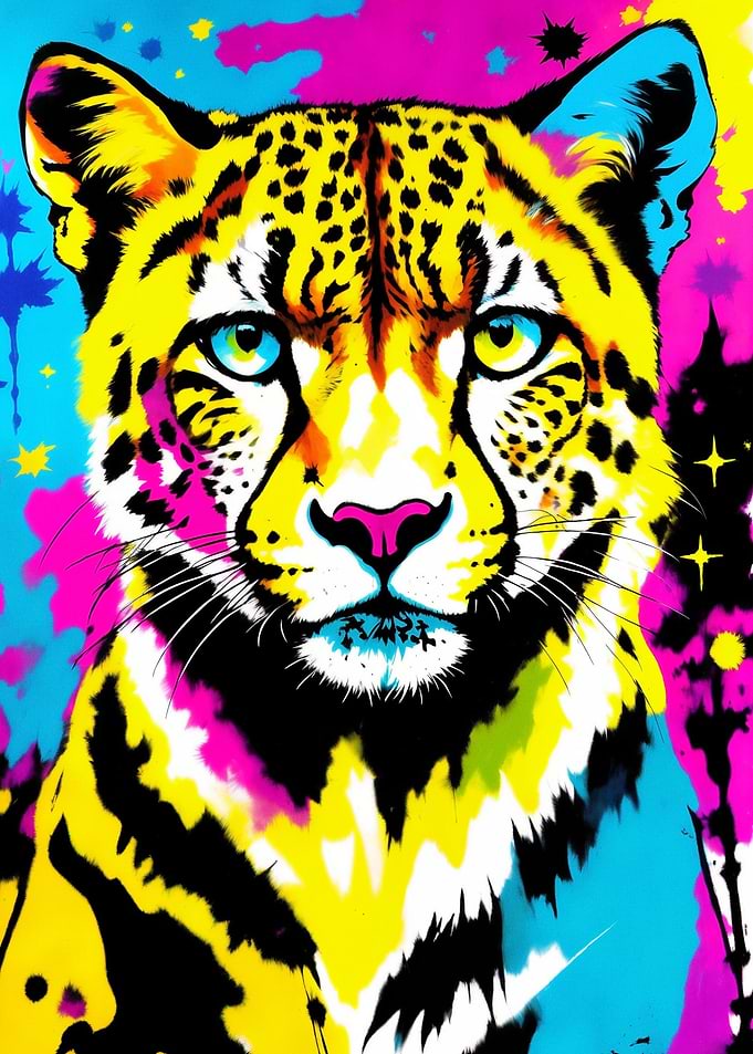 Cosmic Cheetah Splatter