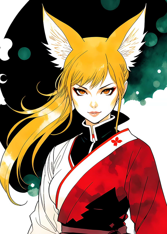 Anime fox girl