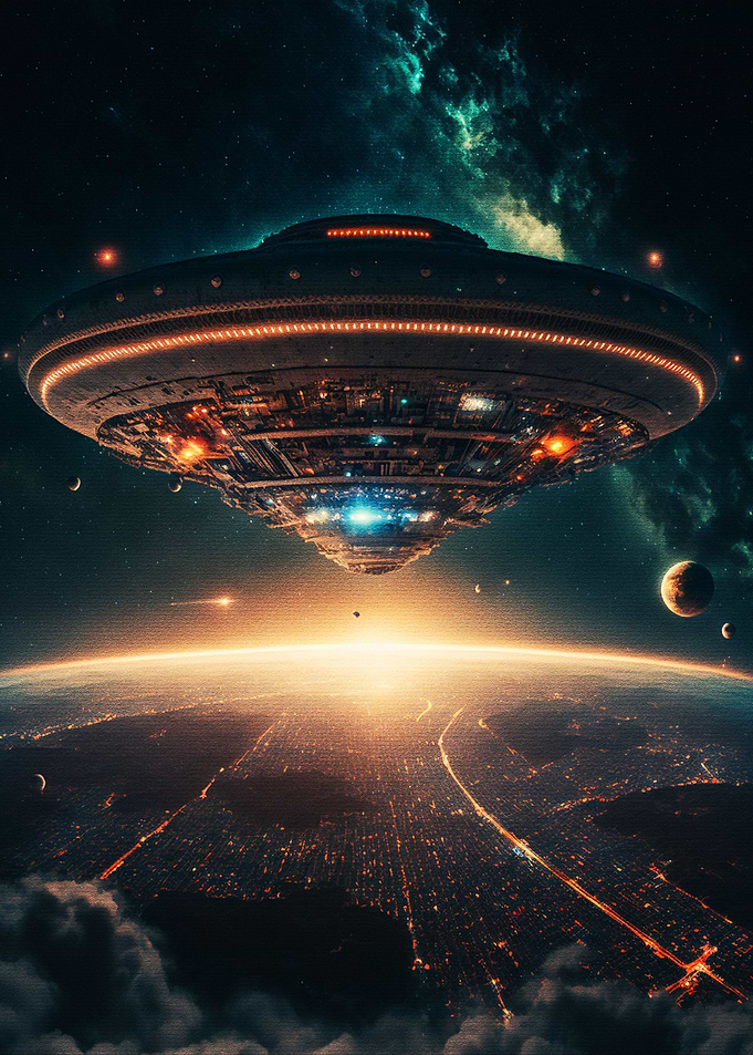 UFO invade interstellar