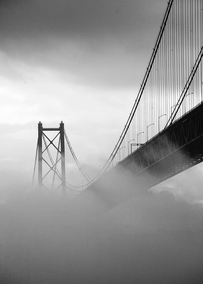 Golden Gate in Monochrome