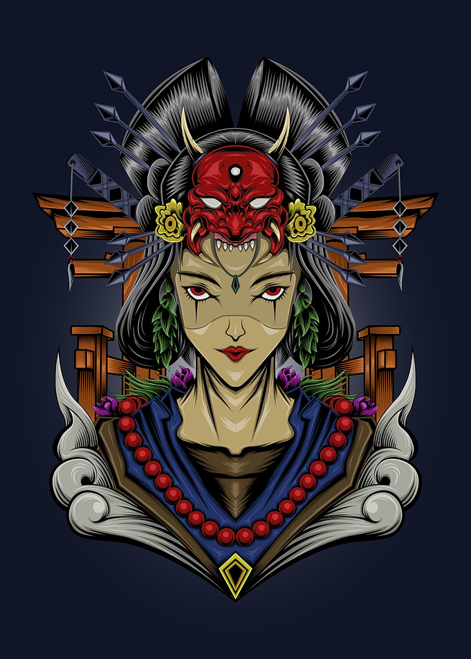 Geisha Illustration