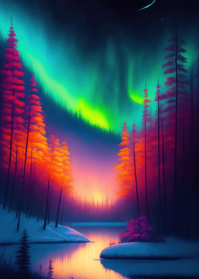 forest nature lake