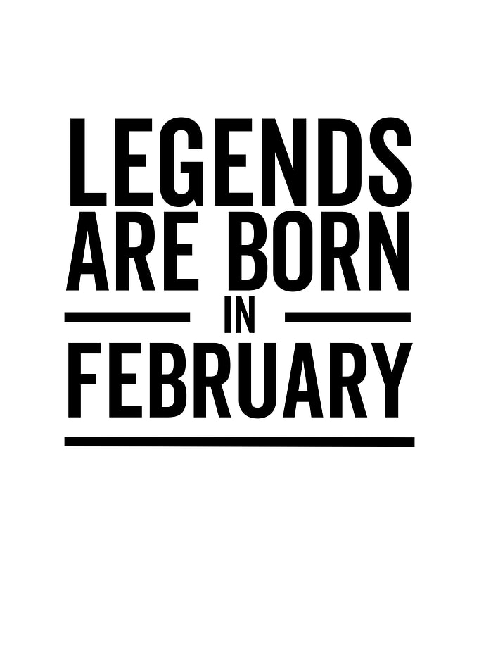 Legends Are Born in