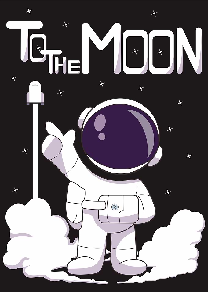astronaut cartoon