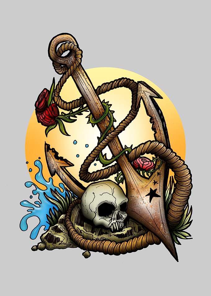 Anchored