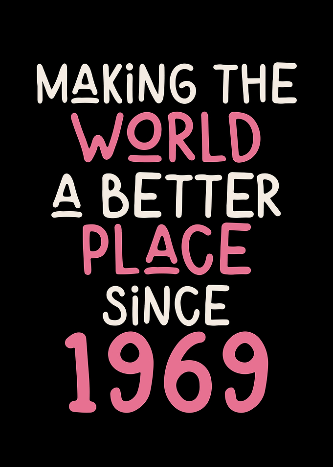 Inspiring Gift Quote 1969