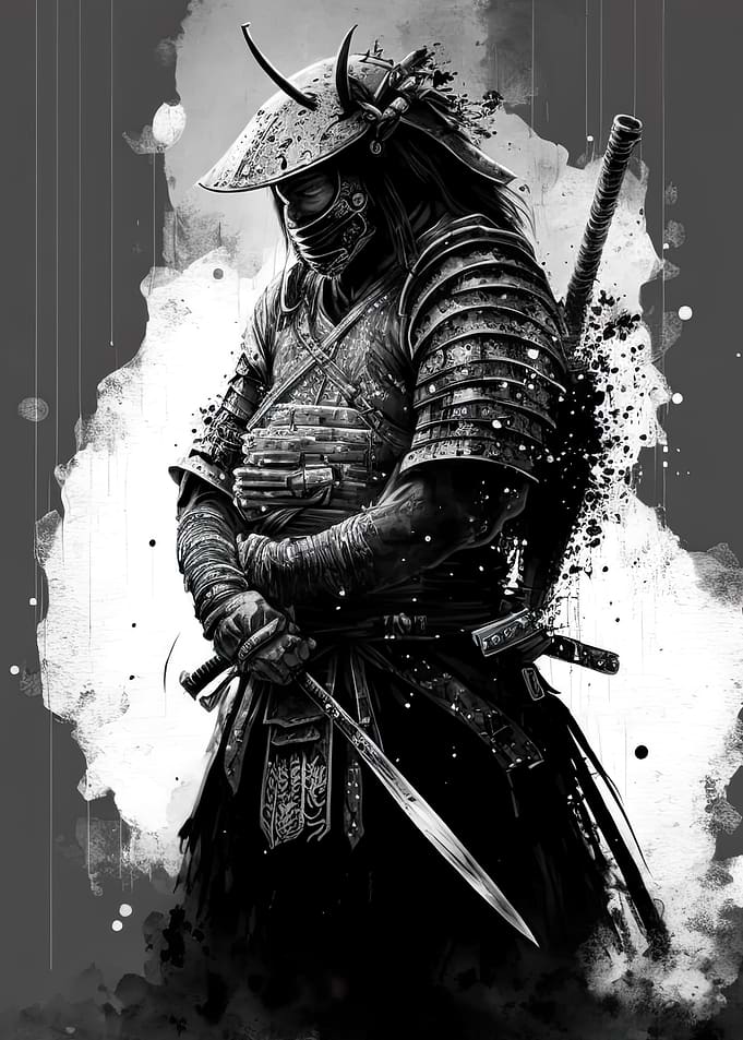 Samurai Ink Art