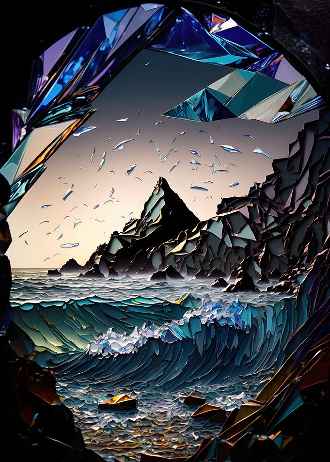 Glass Shards Landscape