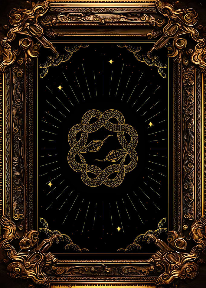Tarot two snakes