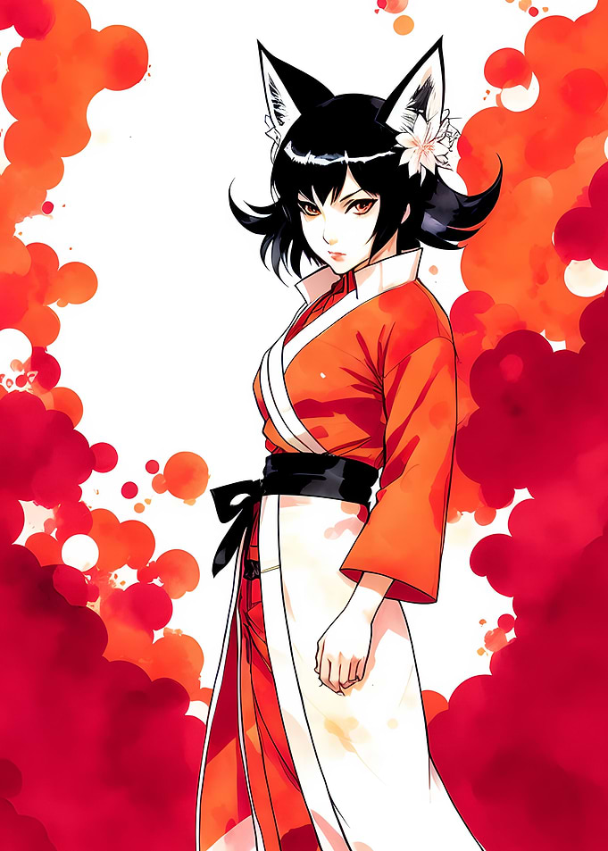 Anime fox girl