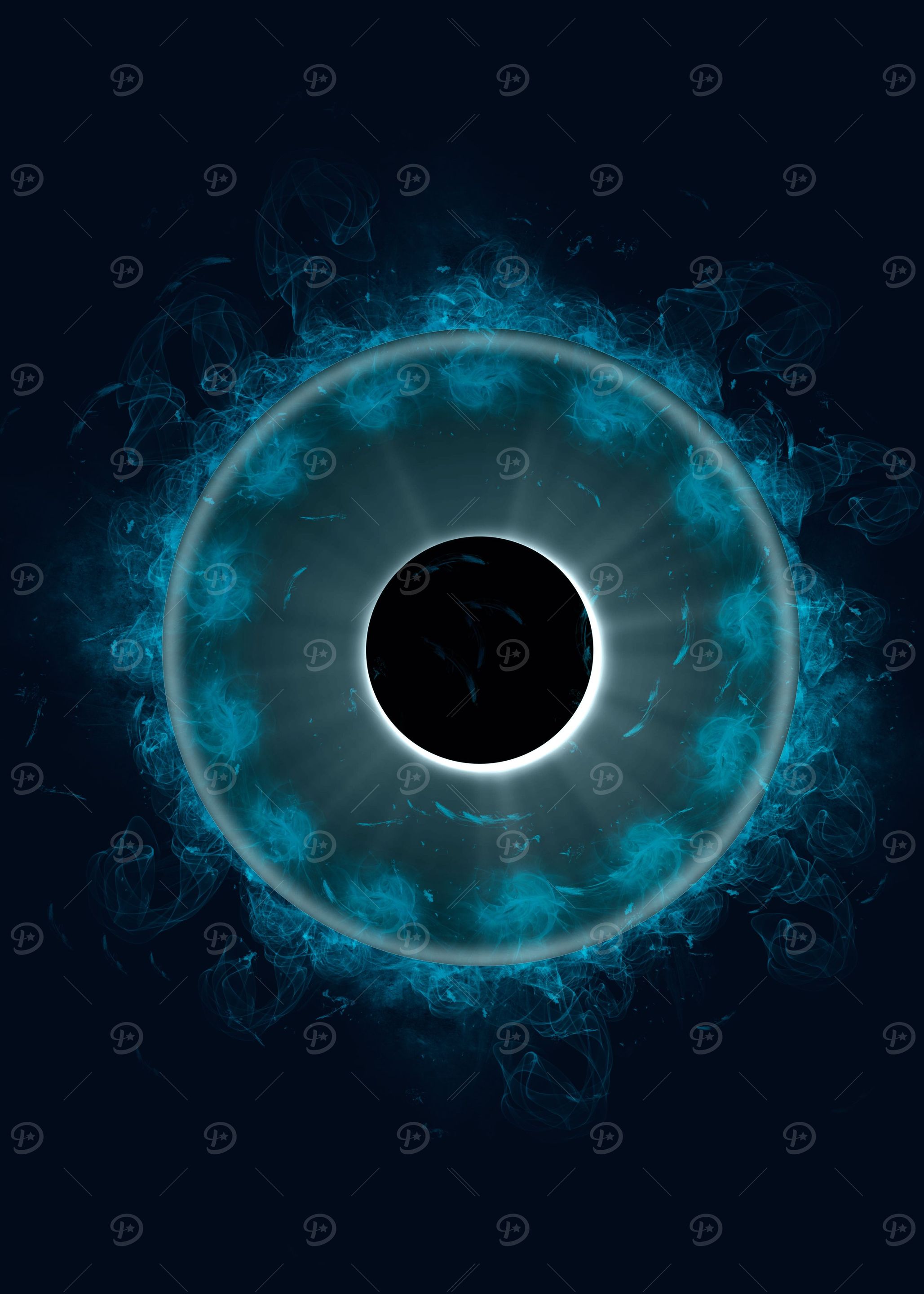 eye smoke abstract