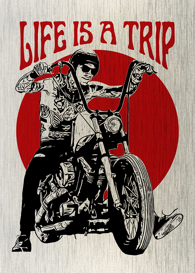 Life is A Trip Motorcycle