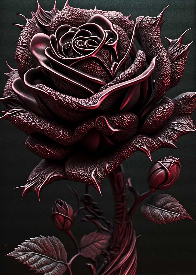 Abstract Rose flowers