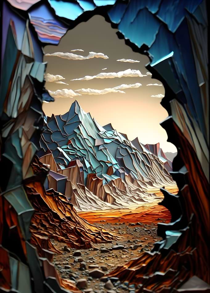 Glass Shards Landscape