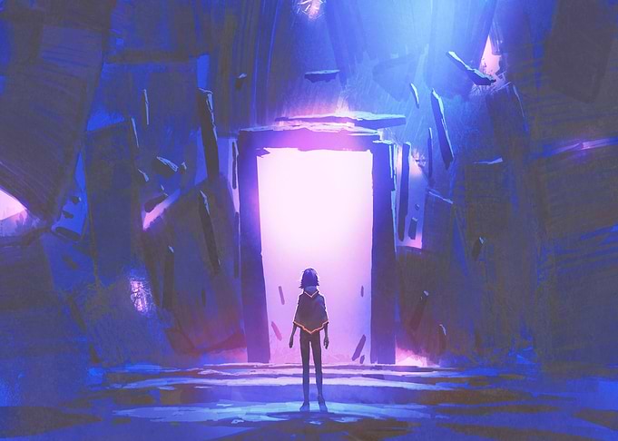 A kid go to another place