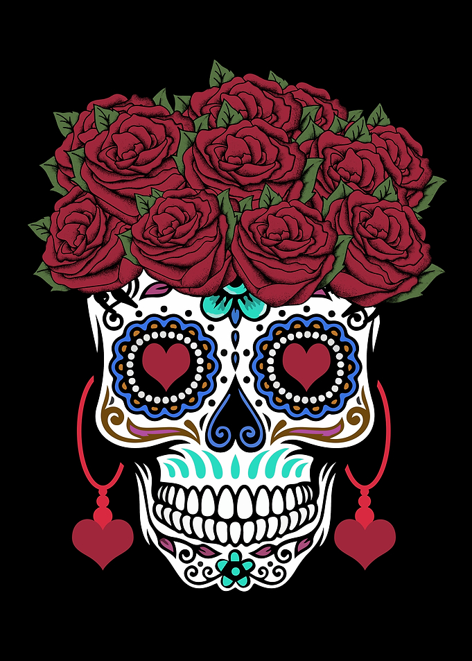 Valentine Day Muertos Rose