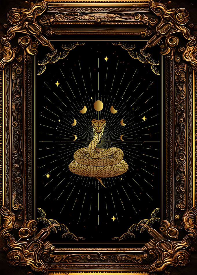 Tarot snake moon cycle
