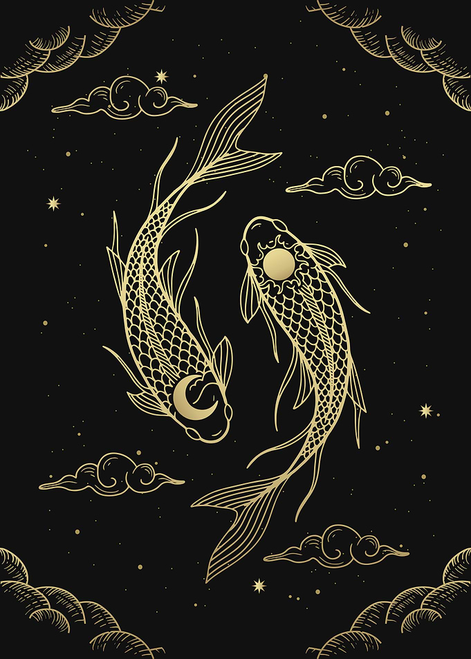 Koi Fish Yin Yang