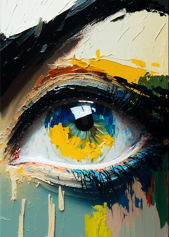 Modern Pop Art Eye