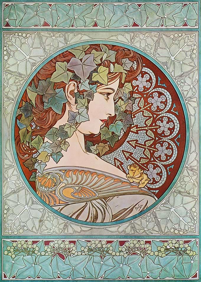 Alphonse Mucha Erin