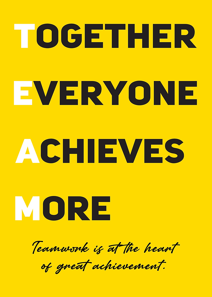 Teamwork Motivational 002