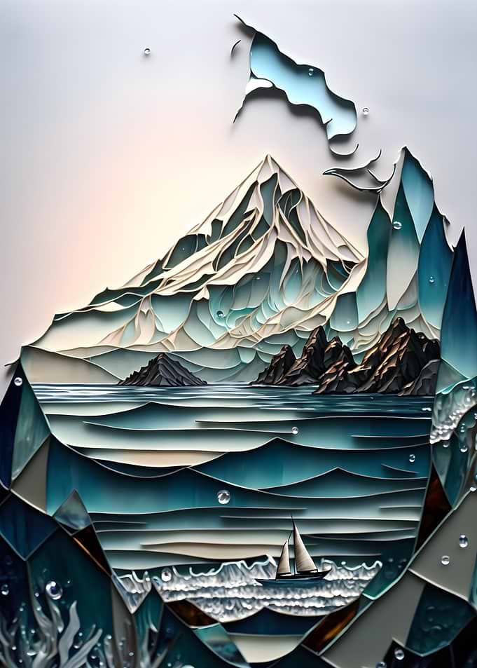 Glass Shards Landscape