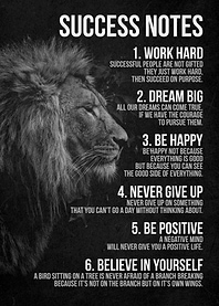 Success Note Motivation