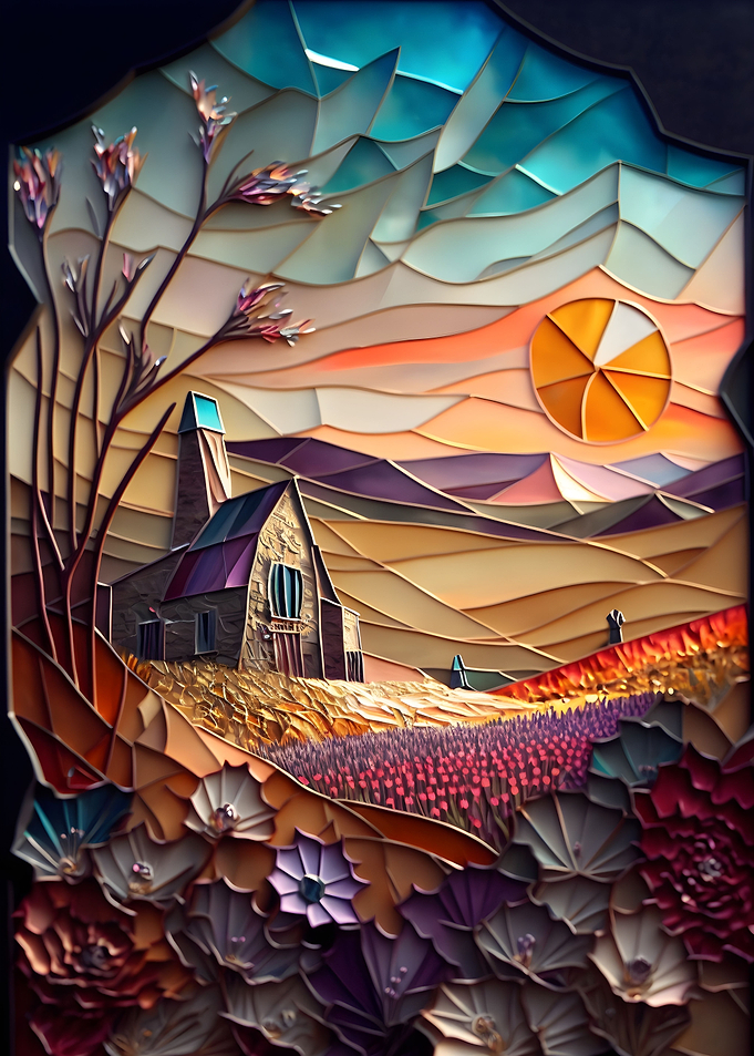 Glass Shards Landscape