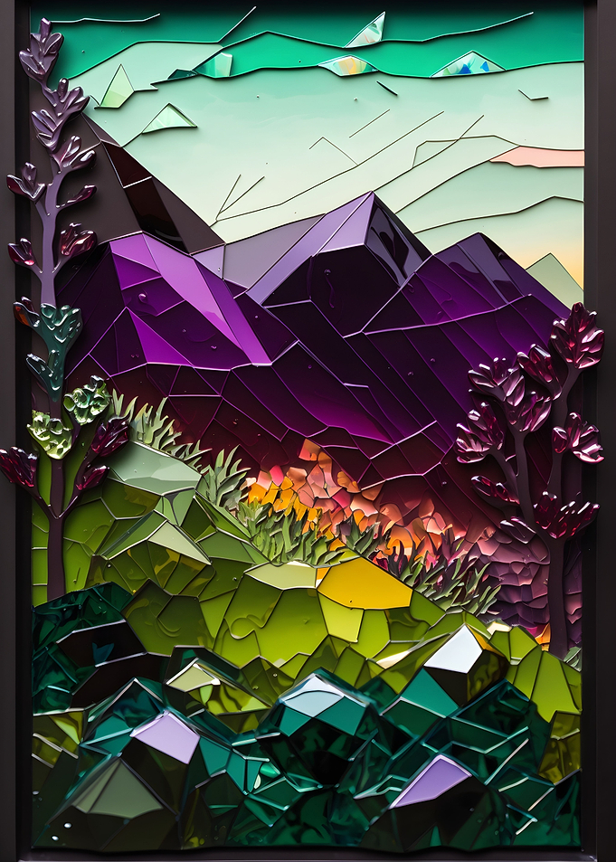 Glass Shards Landscape