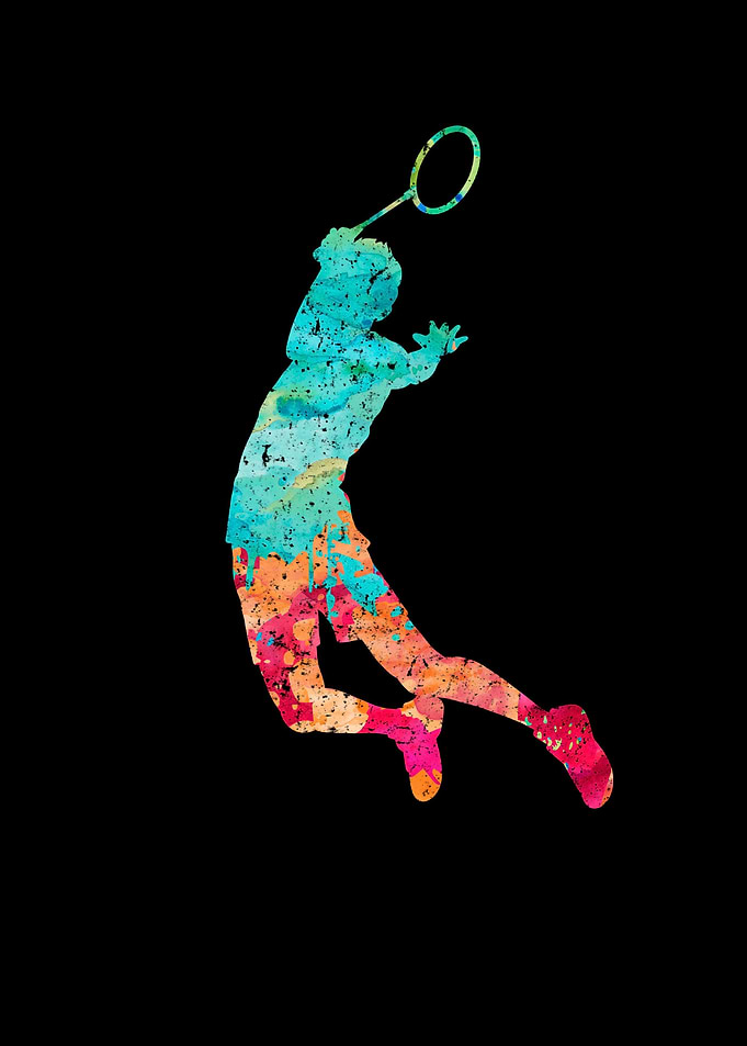 Badminton PopArt