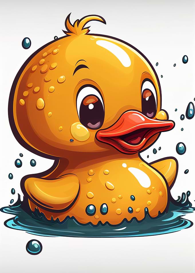 Rubber Duck Cartoon