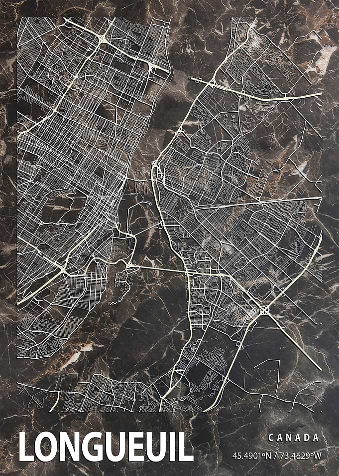 LONGUEUIL CITY MAP
