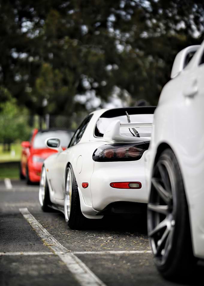 Mazda rx7 white