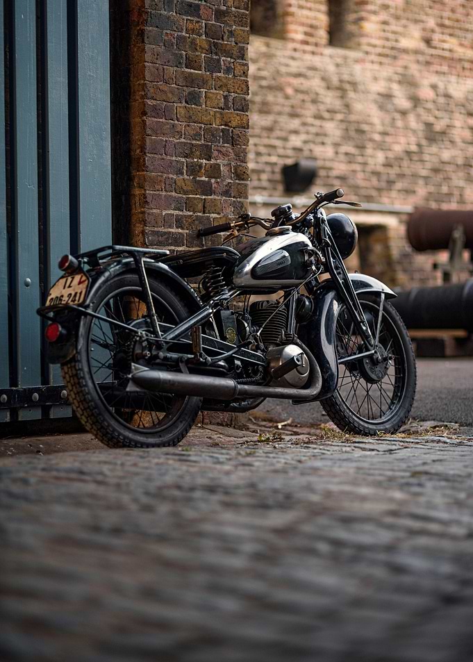 Man Garage Motorcycle