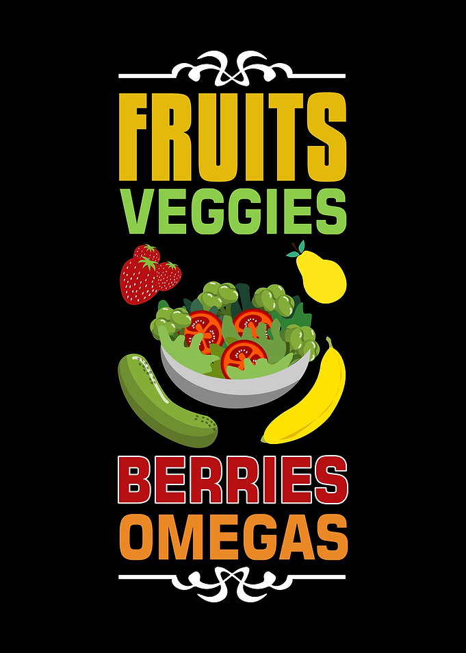 Fruits veggies berries