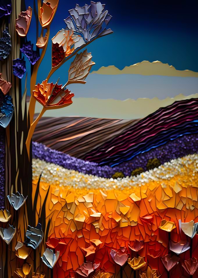Glass Shards Landscape