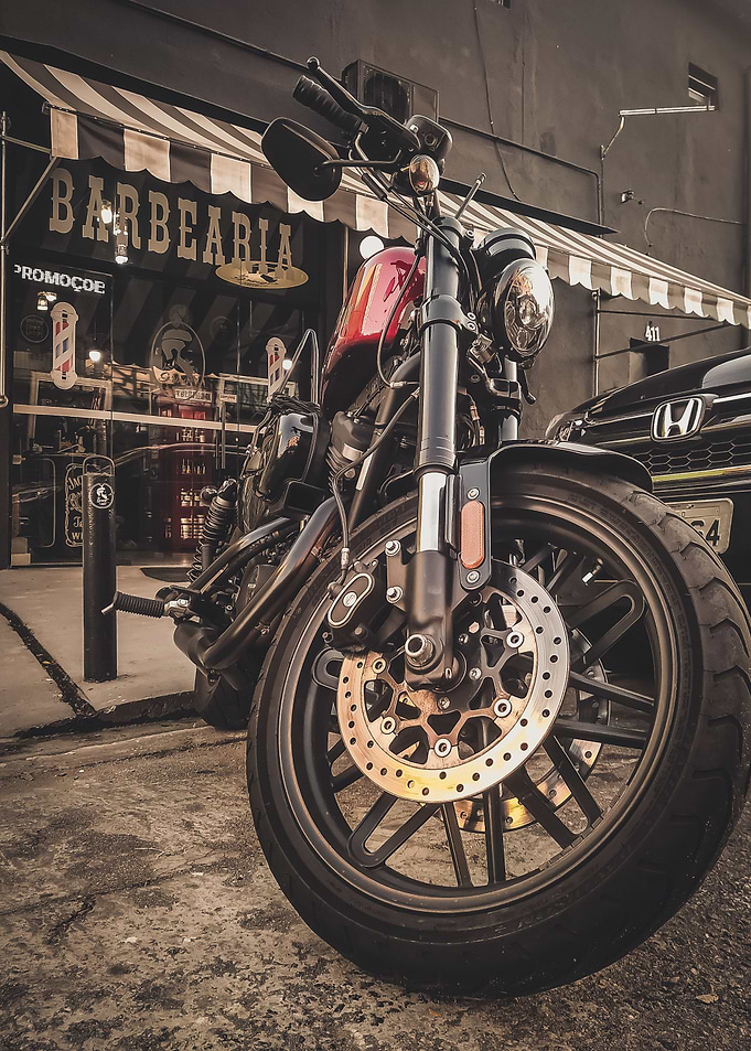Man Garage Motorcycle