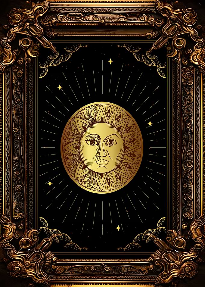 Tarot the sun disc