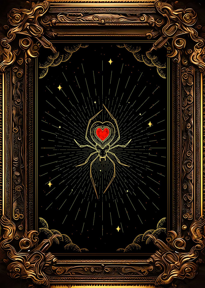 Tarot the heart spider
