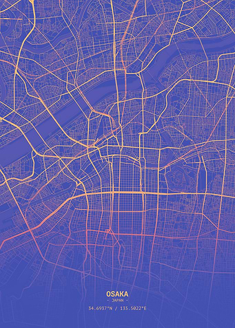 Osaka Map